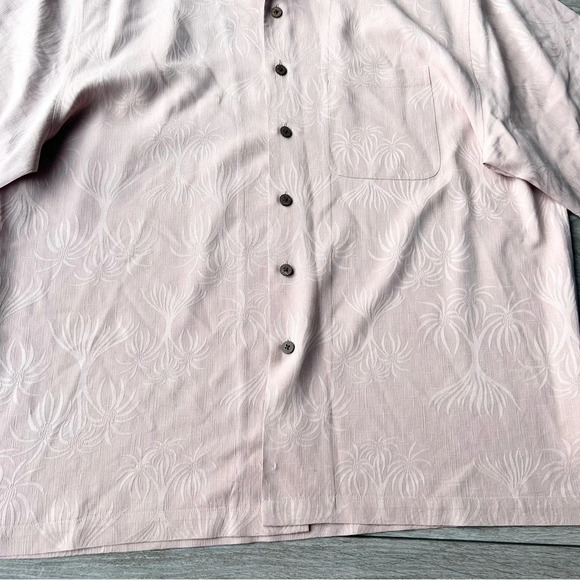 Vintage Reyn Spooner Silk Floral Print Hawaiian Shirt - Picture 8 of 12